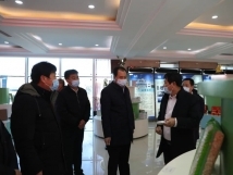 12月13日，市委書記王賀民蒞臨亞歐公司指導(dǎo)